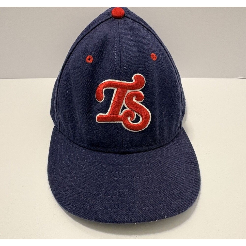 Tennessee Smokies Fitted New Era Blue Red White Hat Baseball Size 8